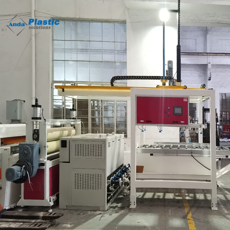 Jalur Produksi Lembaran PVC